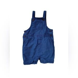 Janie and Jack Size 18-24 Months Chambray Shortall Romper